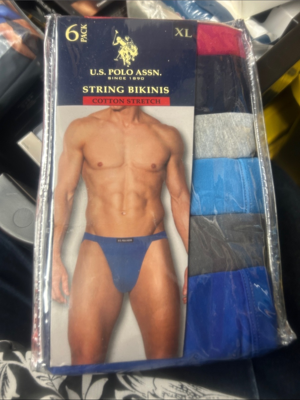 6 mens string bikinis u.s. polo assn
